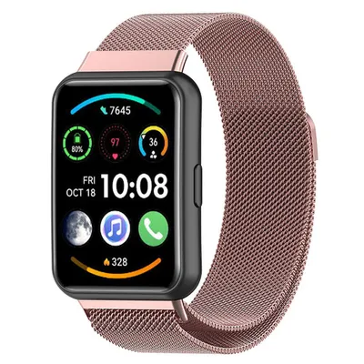 Produktbild von Strap-It Huawei Watch Fit 2 Milanese Armband (Rosa)