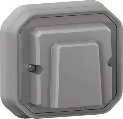 Immagine prodotto di Legrand PLEXO Nuova uscita cavi a prova di umidità con scarico della trazione, diametro del cavo 5-13 mm, resistente alla polvere e alla sporcizia IP55 grigio, 069848L