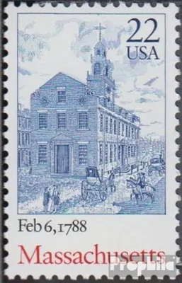 Produktbild von Briefmarken USA 1988 Mi 1969 (kompl.Ausg.) postfrisch Verfassung Massachusetts