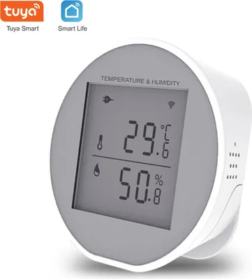 Produktbild von Smart WiFi Temperatur Luftfeuchtigkeit Monitor Wireless Temperatur Luftfeuchtigkeit Sensor TUYA APP Benachrichtigung