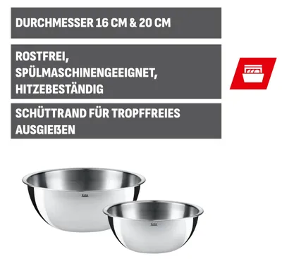 Produktbild von Silit Silit Küchenschüssel-Set, 2-teilig