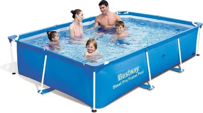 Produktbild von Bestway Steel Pro 56403, 2300 l, Gerahmter Pool, Blau, 14,4 kg