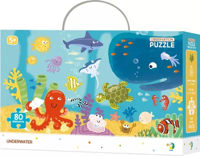 Obrázek produktu pro DODO Hledání obrázků Puzzle Podmořský svět 80 dílků