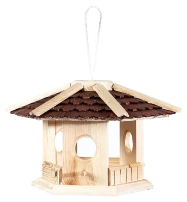 Artikelbild 2 von 'Vogelhaus Schindeldach zum Aufhängen' aus der Kategorie Vogelhäuser