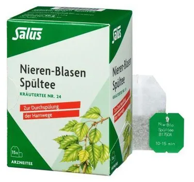 Obrázek produktu pro Salus čaj na proplachování ledvin a močového měchýře N bylinný čaj č. 24 – 15 sáčků