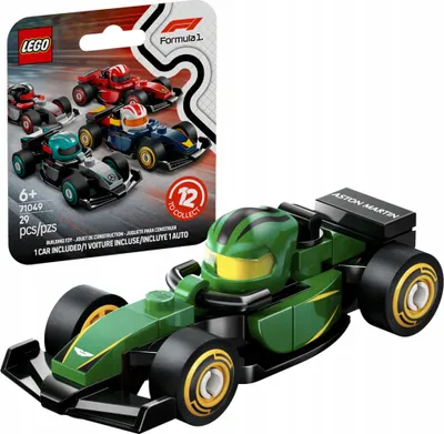 Image de 71049 - LEGO Minifigures - Voiture de course de Formule 1 Aston Martin