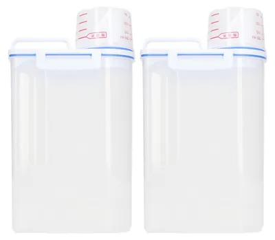 2er Set Vorratsbehälter 2,5L mit Ausgießer, Kunststoff