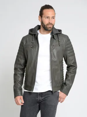 Produktbild von Maze Lederjacke 42021310 Herren grey 3XL