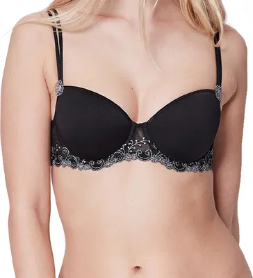 Produktbild von Simone Perele Caresse Schalen-BH Elegante Spaghettiträger, Mit edler Stickerei-Spitze, Leichte, stabile Formbügel verleihen ultimativen Halt