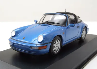 Produktbild von Maxichamps 940061362 Porsche 911 Targa 964 1991 blau metallic 1:43