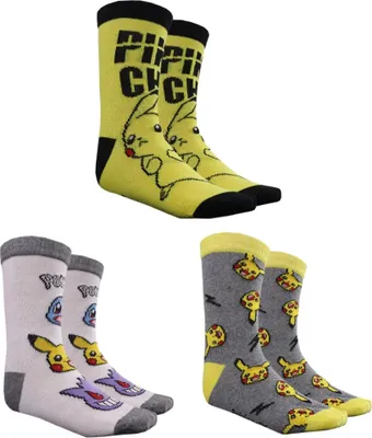 Produktbild von Pokemon Pikachu Socken 3-er Pack – 23/26