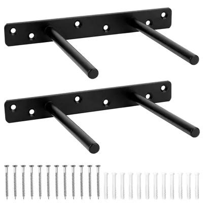 Zdjęcie produktu dla Omgoods - 2 sztuki, niewidoczne wsporniki do półek - 150 mm - do dekoracji ścian