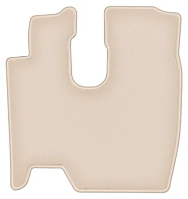 Image de Tapis conducteur moquette PREMIUM beige compatible avec Mercedes Atego 2 (2005-2013, ) – avec fixations – sur‑mesure
