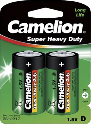 Produktbild von Mono 2er Blister Camelion R20 / D / 1,5V BP2