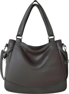 Produktbild von Damen Vegane Shopper Tasche Hobo Bag Umhänge Tasche 30655 Black