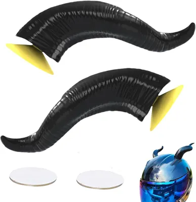 Produktbild von Teufelshörner für Helme, Set mit 2 kleinen Teufelshörnern