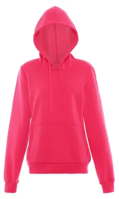 Produktbild von Weicher Basic Damen Kapuzenpullover Rosa Größe M