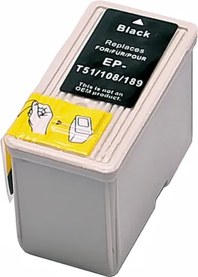 Produktbild von Kompatibel Druckerpatrone für Epson T051, S020108/S020189 Schwarz von ABC