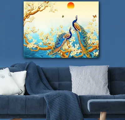 Produktbild von Wallity, 1291396714_70100- HPE1828, Bunt, Leinwandbilder, 70 x 100 cm, 100% Leinwand
