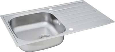 Produktbild von Edelstahl Einbauspüle Spülbecken Küchenspüle Spüle 86 x 50 cm Respekta Dallas