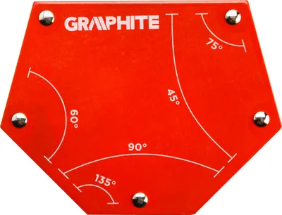 Obrázok produktu pre GRAPHITE zvárací uholník 111 x 136 x 24 mm, nosnosť 34,0 kg