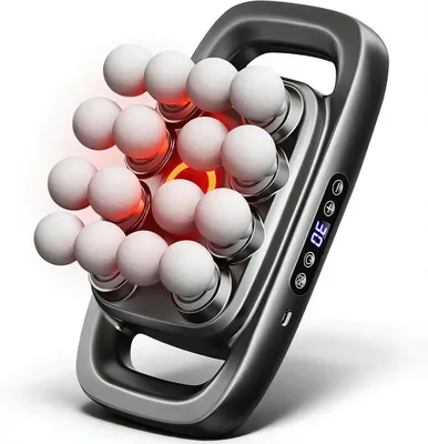 Image de Pistolet de massage avec 16 têtes, 30 vitesses, 3 modes, idéal pour le dos