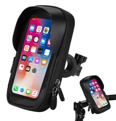 Productafbeelding van Telefoonhouder fiets waterdicht - 360 graden draaibaar - Motorfiets - Smartphone 4,5-6,4 inch