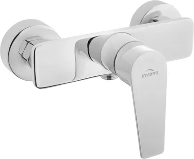 Produktbild von BADLAND Brausearmatur Wasserhahn DOKOS Brausebatterie für Badezimmer in Weiß