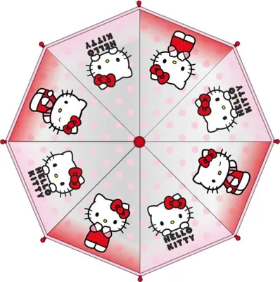 Immagine prodotto di CERDÀ - Ręczny parasol bąbelkowy Hello Kitty, oficjalny produkt, akcesorium modowe