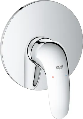 Produktbild von GROHE Einhand-Brausebatterie Eurostyle 24046_3, Fertigmontageset für Rapido SmartBox, Hebel geschlossen, chrom