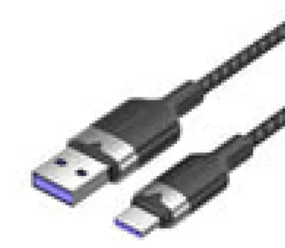 Obrázek produktu pro USB 2.0 A to USB-C 6A Vention CTOBF 1M cable (black)