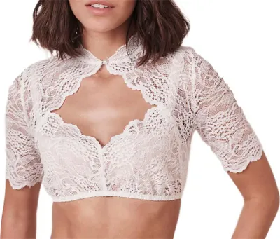Produktbild von Krüger - Damen Dirndlbluse, leicht transparent, Sydney (600101)