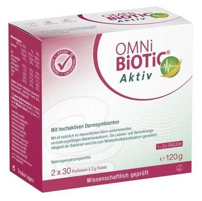 Produktbild von Omni Biotic aktiv Pulver 2X60 g