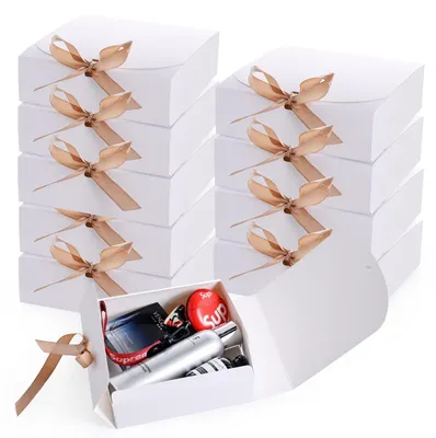 Produktbild von Set aus 10 Geschenkboxen mit Deckel, 27 x 20 x 8 cm