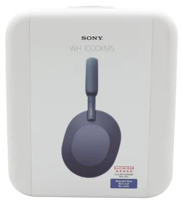 Obrázok produktu pre Sony WH-1000XM5, Káblový a bezdrôtový, Hovor / hudba, 4 - 40000 Hz, 250 g, Slúchadlá s mikrofónom, Modrá