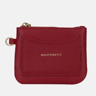 Image de MIREL MINI - Portefeuille en cuir rouge