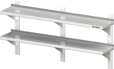 Produktbild von 2 Etagen-Wandbord - 1500x300x660mm