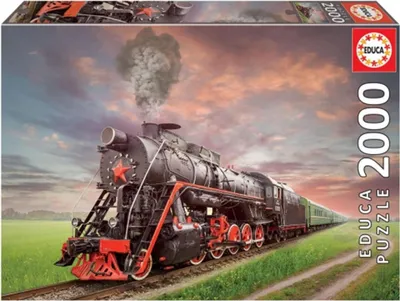 Produktbild von Educa 18503 Puzzle 2000 Dampflokomotive