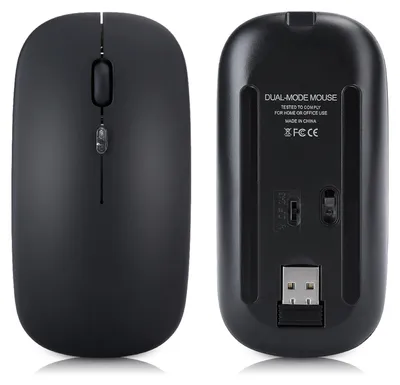 Obrázek produktu pro Bezdrátová myš s barevným podsvícením, dva provozní režimy, dobíjecí, pro Bluetooth a 2,4 GHz, model T18