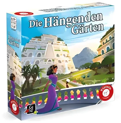 Produktbild von Piatnik Brettspiel Die hängenden Gärten, vertikaler Aufbau, 1-5 Spieler, ab 10 Jahren