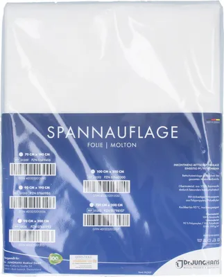 Produktbild von Molton Spannauflage 90x200cm Fol.eins.Molton besch, 1 St