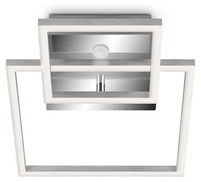 Immagine prodotto di Lampada da soffitto a LED con sensore di movimento 19,6 W argento metallo-plastica Telefunken