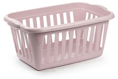 Produktbild von Waschekorb - rosa - Kunststoff - 40 Liter - 60 x 40 x 26 cm - Korbe fur Wasche - Haushalt