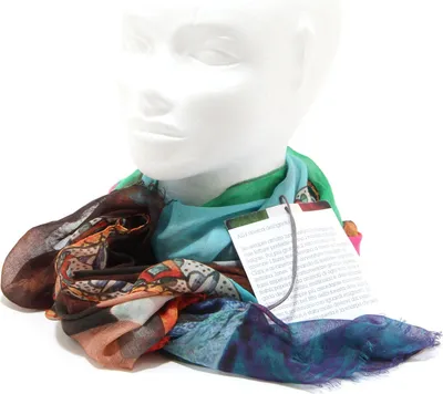 Zdjęcie produktu dla 8746O foulard donna fantasie RICCARDO COMI sciarpe szale damskie