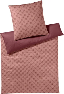 Produktbild von JOOP! Mako-Satin-Bettwäsche-Garnitur Cornflower Double Farbe Fine Rouge Größe 135x200+80x80 AL