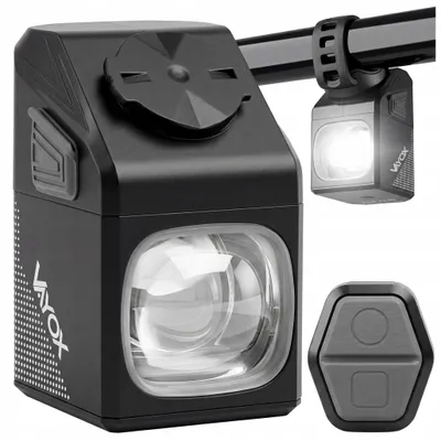 Produktbild von Vayox VAF1000PRO Fahrrad-scheinwerfer 1000lm, 5000mAh, mit Fernbedienung, 7 modi, wiederaufladbar USB-C, Schwarz