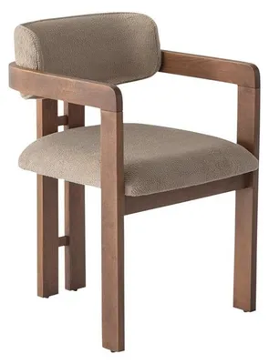 Obrázek produktu pro Židle, moderní, hnědá, elegantní, jídelní, čalouněná, s opěradlem