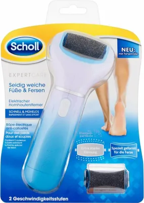 Produktbild von Scholl Hornhaut Fußpflegesystem Velvet Smooth Pedi blau, 1 St