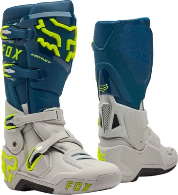Immagine prodotto di FOX Instinct stivali da motocross, grigio/blu, 10,5