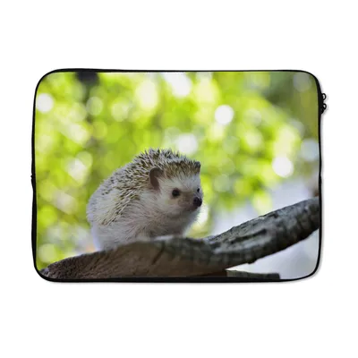 Produktbild von MuchoWow® Laptop Hülle 14 ZollKleiner Igel im Baum Laptoptasche - Laptoptasche - Stoßsicher - Schutzhaube
